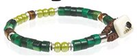 Bracciale Gerba Uomo Winter White & Green in Argento WG01 - WG01